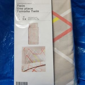 IKEA PS 2014 TWIN MULTICOLOR DUVET SET NIP Sealed package